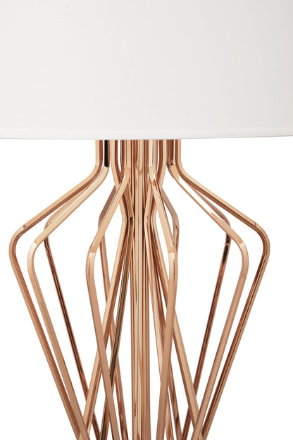 Donatella Townhouse White Shade Modern Table Lamp