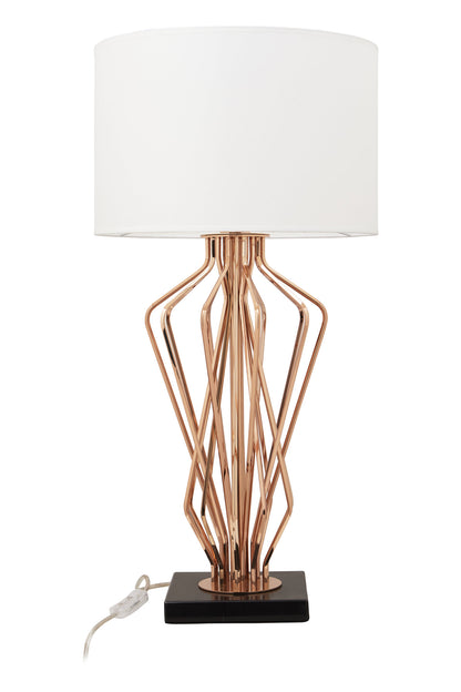 Donatella Townhouse White Shade Modern Table Lamp