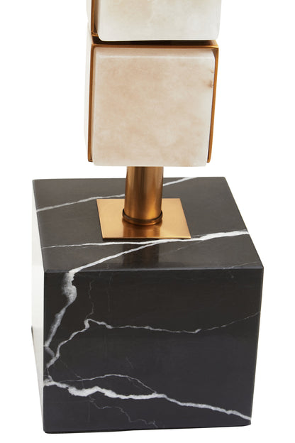 Lucia White Fabric Shade Classic Table Lamp
