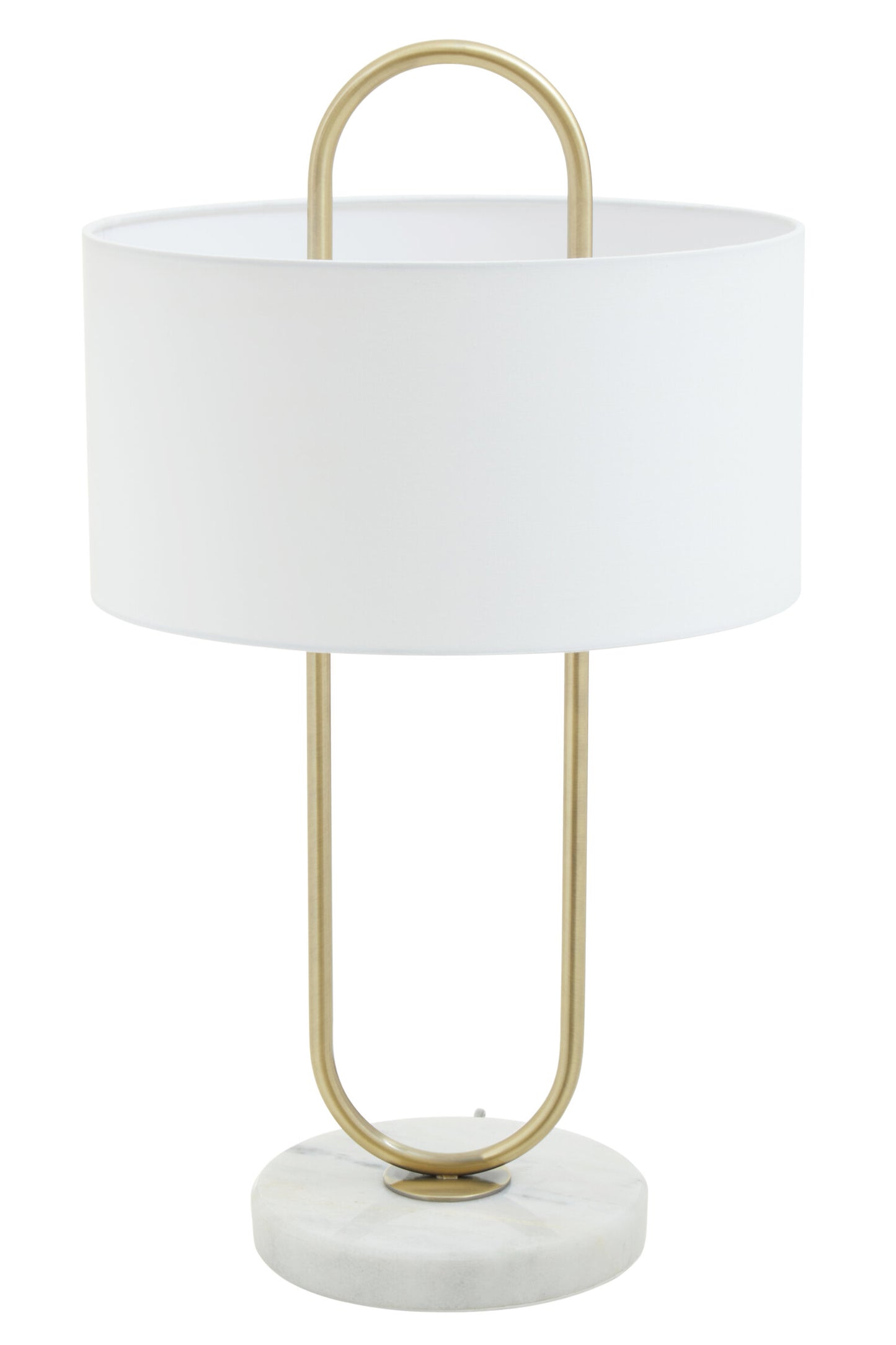 Marie White Fabric Shade Table Lamp
