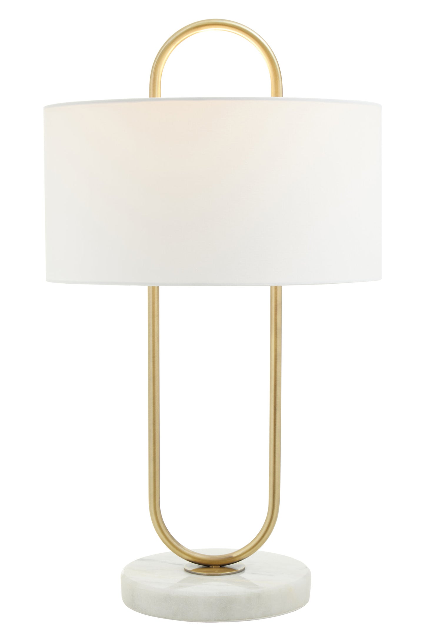 Marie White Fabric Shade Table Lamp