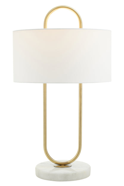 Marie White Fabric Shade Table Lamp