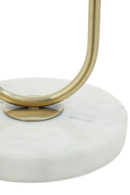 Marie White Fabric Shade Table Lamp