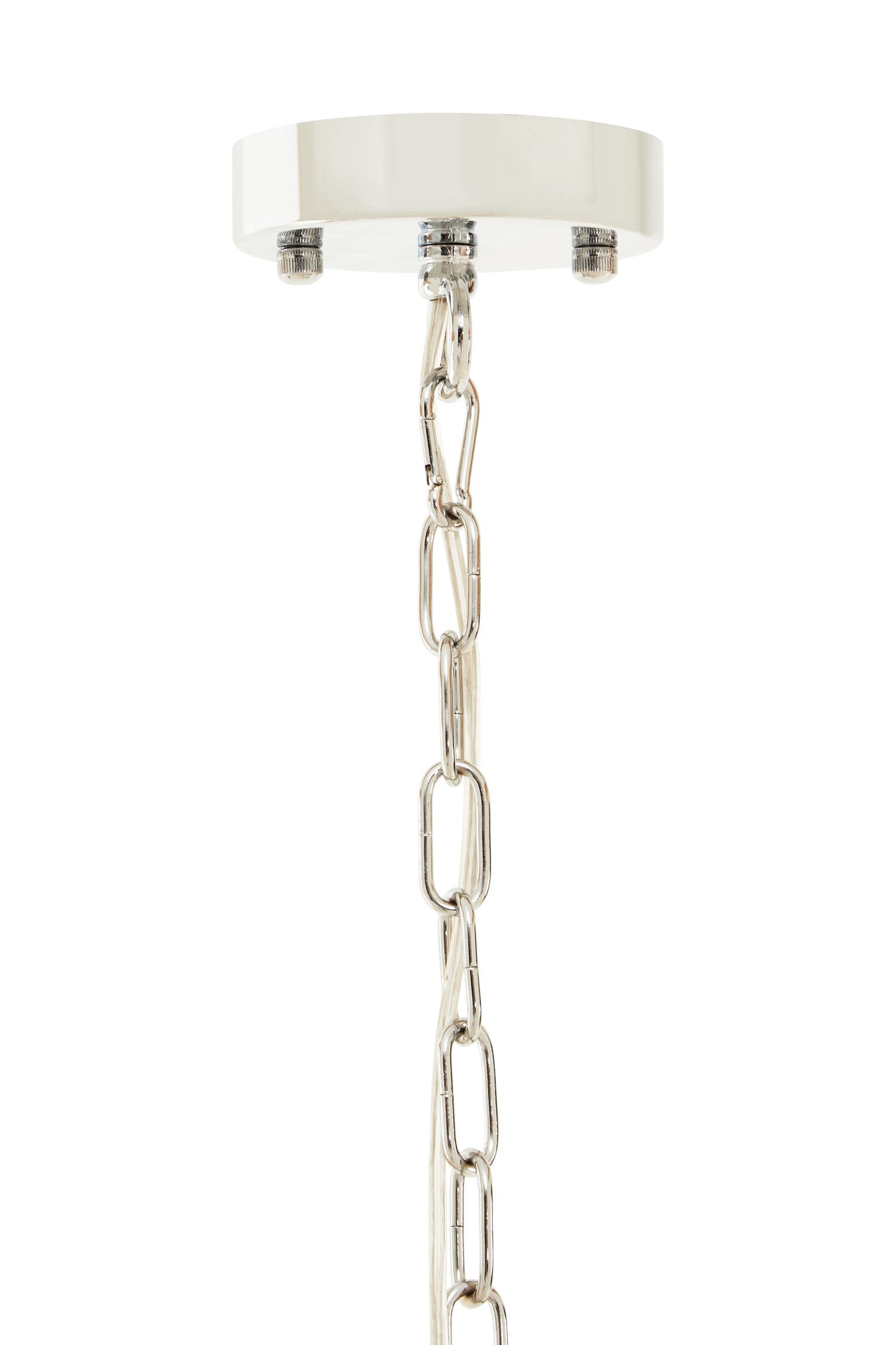 Magdalena Chrome Glass Small Vertical Pendant Light