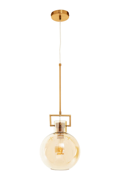 Hendrix Industrial Chic Rounded Pendant Light | Bali & Blue