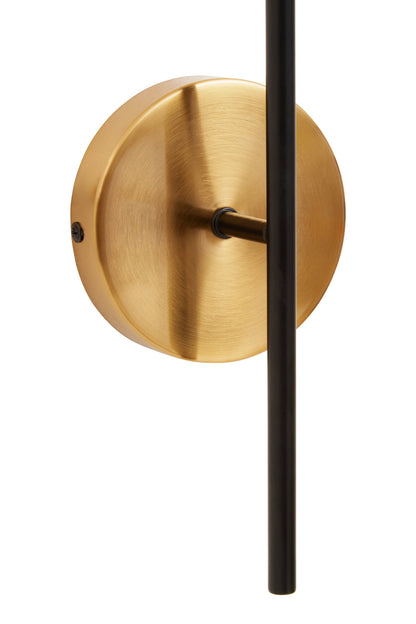 Mack One Bulb Ring Industrial Wall Light