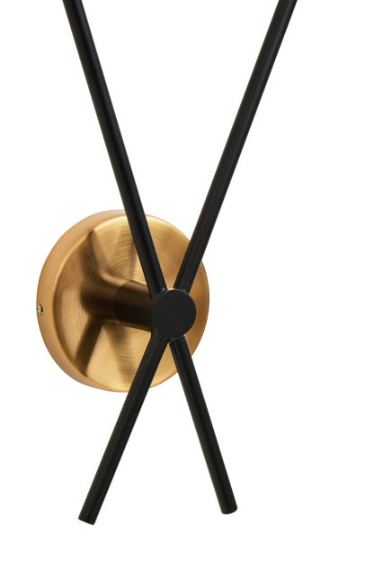 Mack Two Bulb Ring Industrial Wall Light