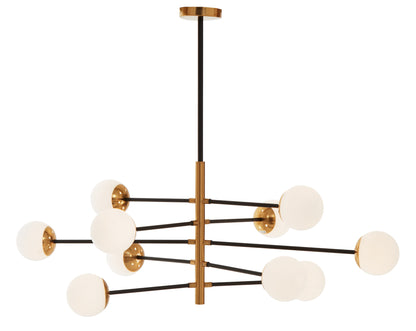 Hendrix Industrial Chic Ten Bulb Pendant Light