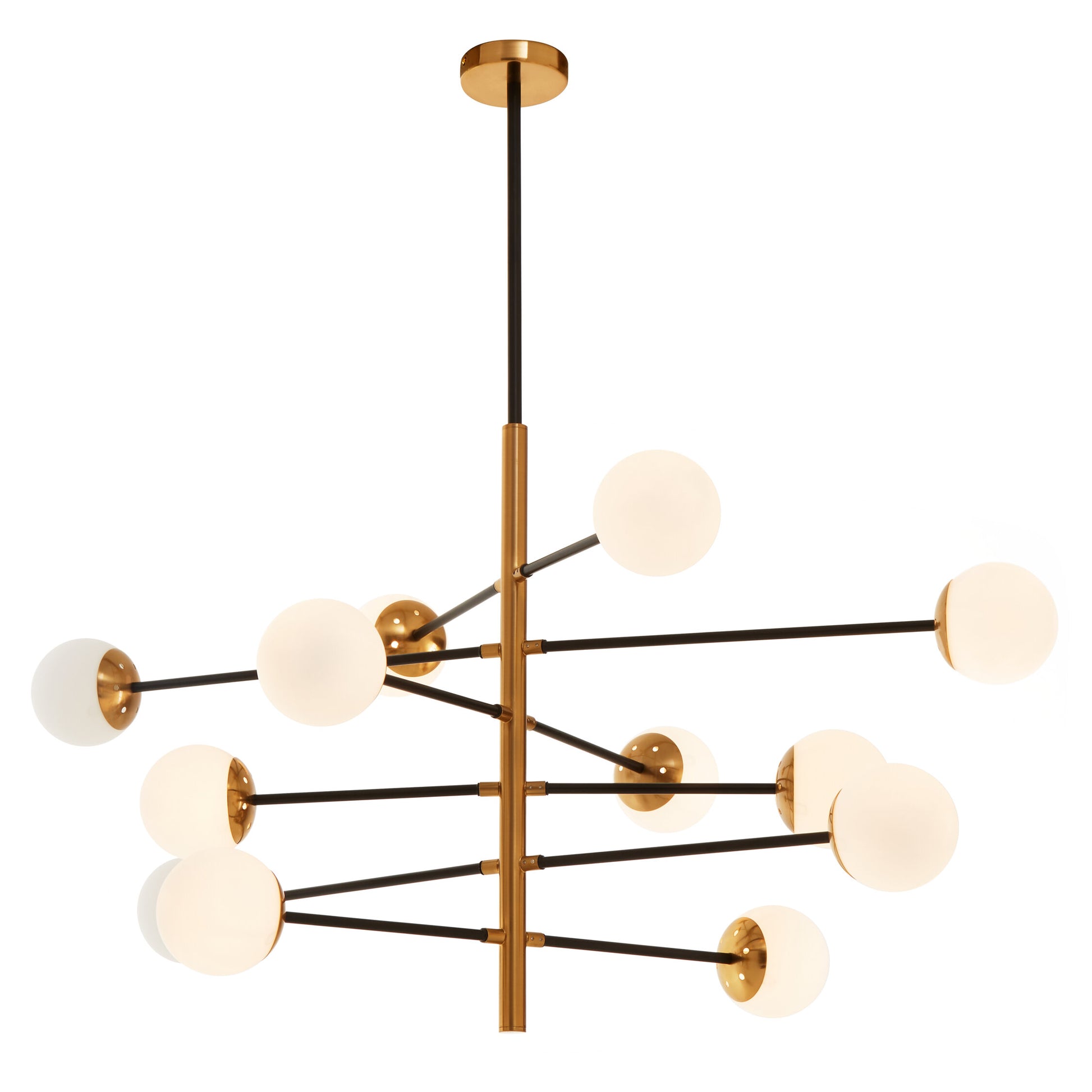 Hendrix Industrial Chic Twelve Bulb Pendant Light | Bali & Blue