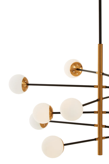 Hendrix Industrial Chic Twelve Bulb Pendant Light