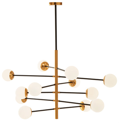 Hendrix Industrial Chic Twelve Bulb Pendant Light