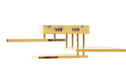 Hendrix Industrial Chic Three Square Ceiling Light
