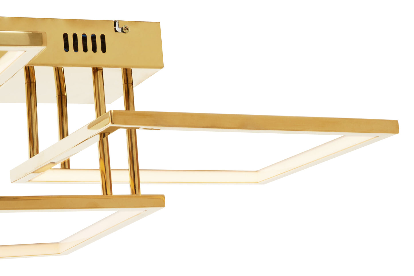 Hendrix Industrial Chic Three Square Ceiling Light