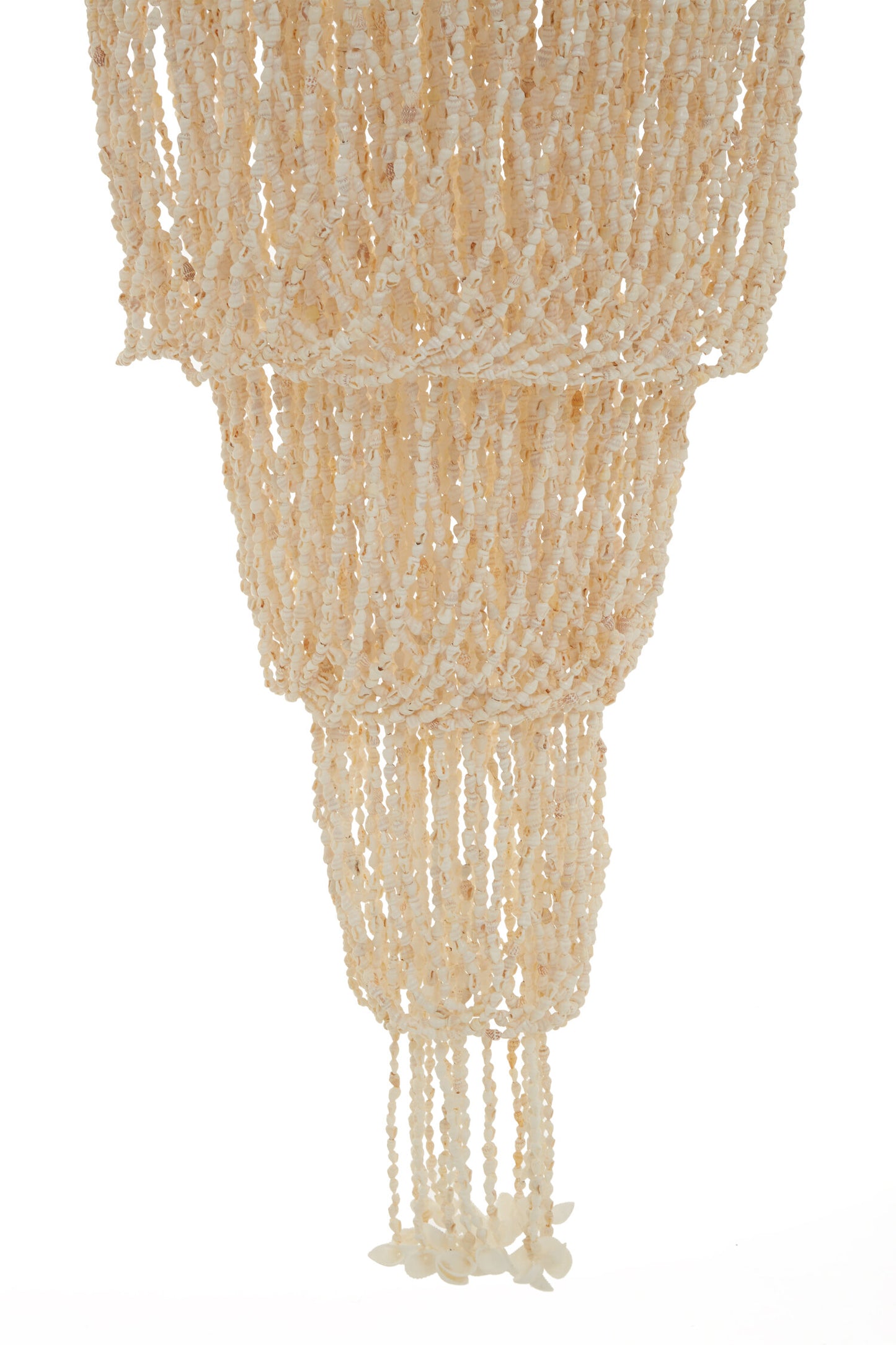Shore Natural White and Amber Shell Large Pendant Shade