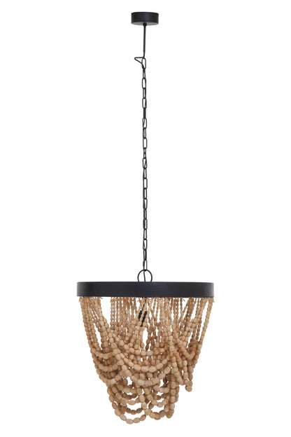Bayou Wooden Beads Chandelier
