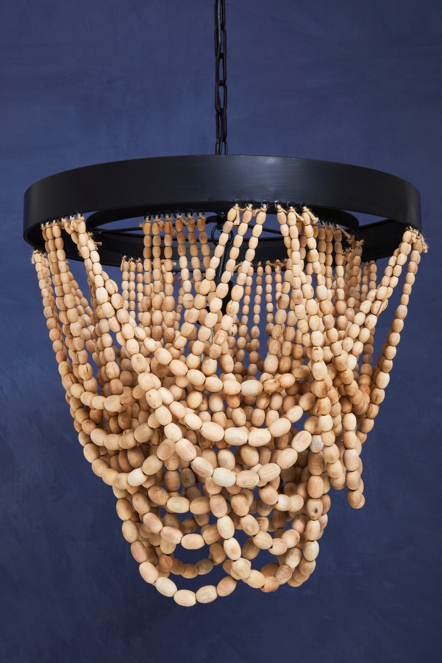 Bayou Wooden Beads Chandelier