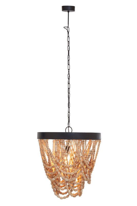 Bayou Wooden Beads Chandelier