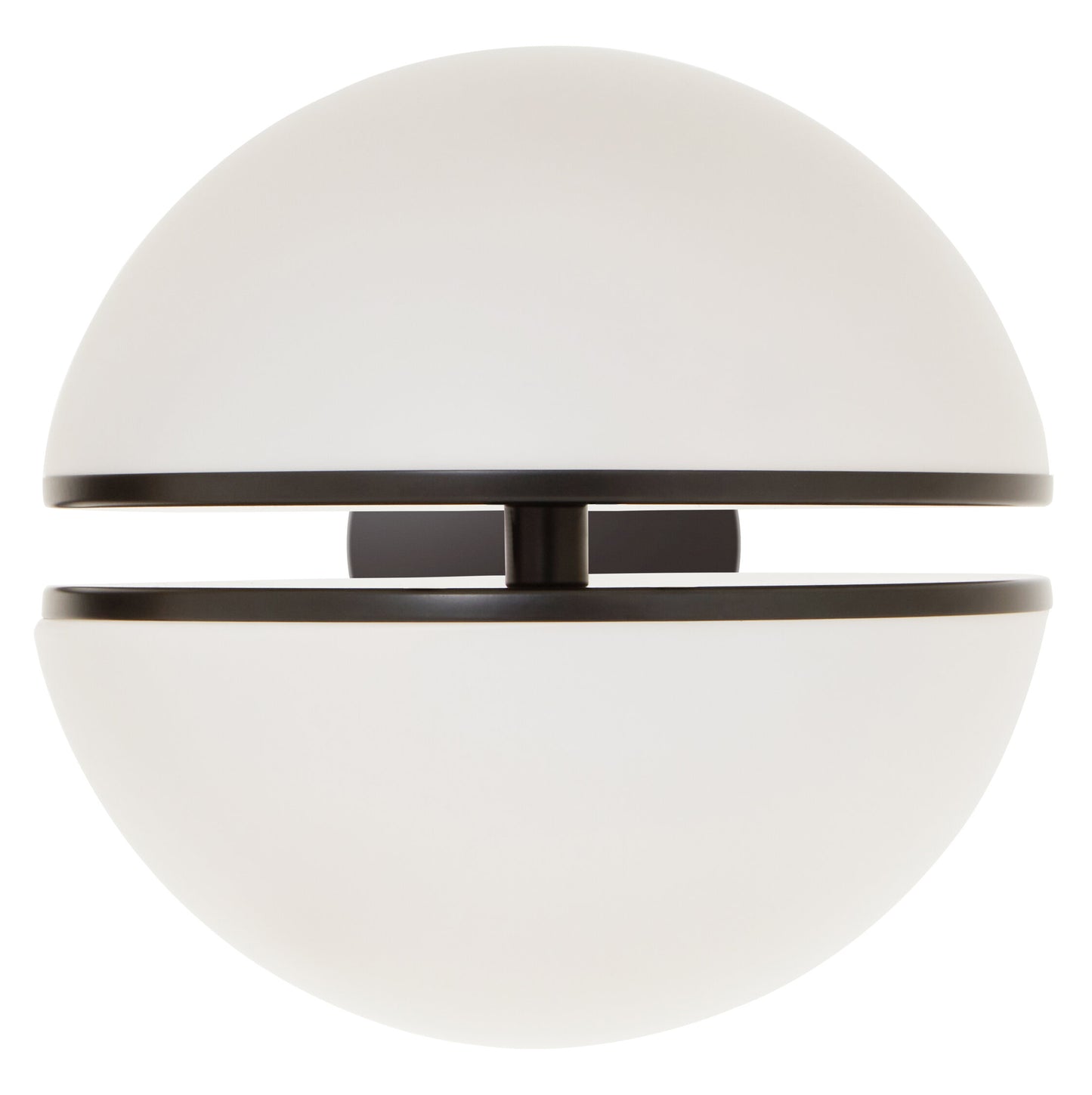 Art Deco Matt Black Globe Wall Light | Bali & Blue