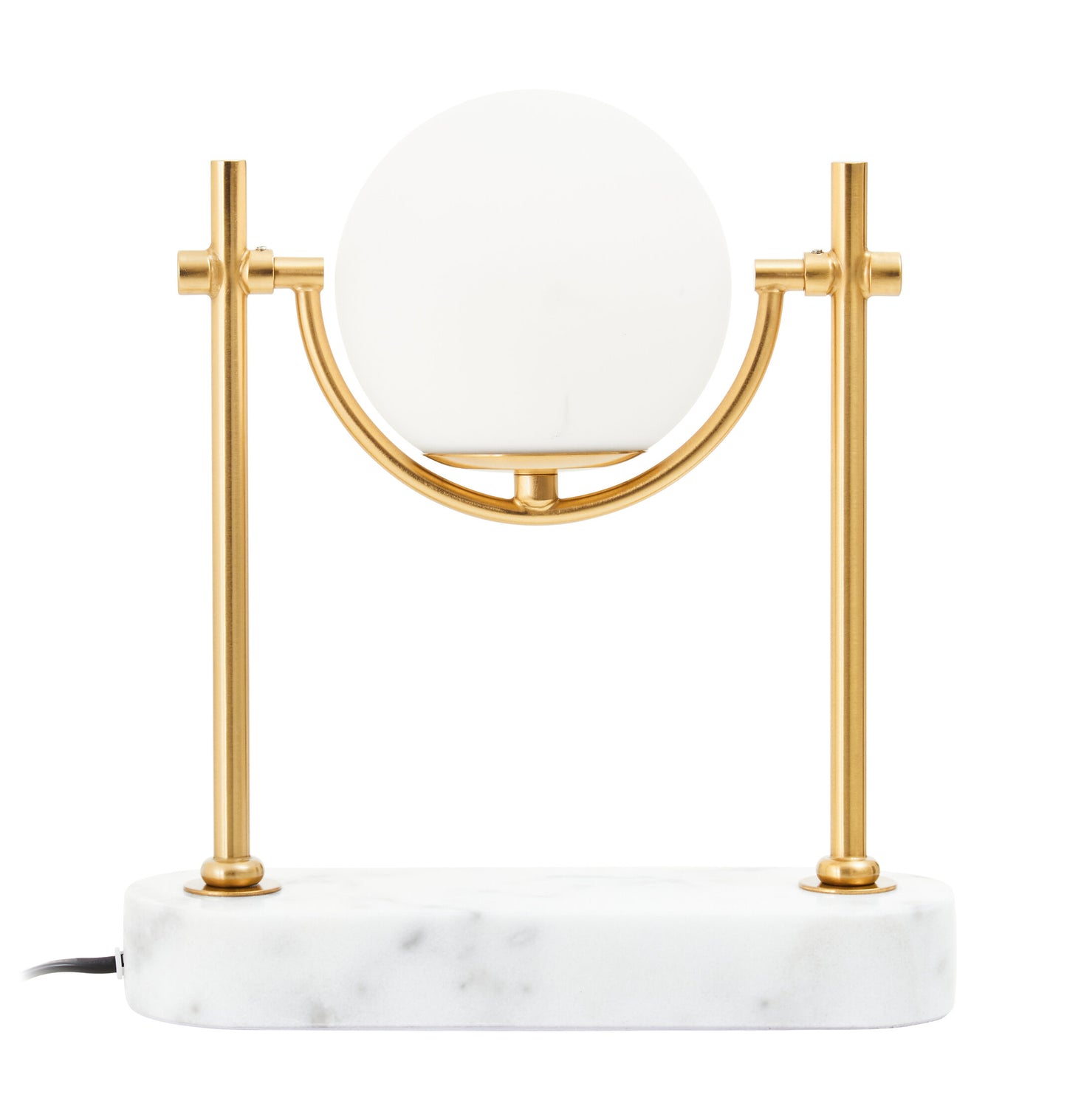 Zara Marble And Gold Orb Table Lamp