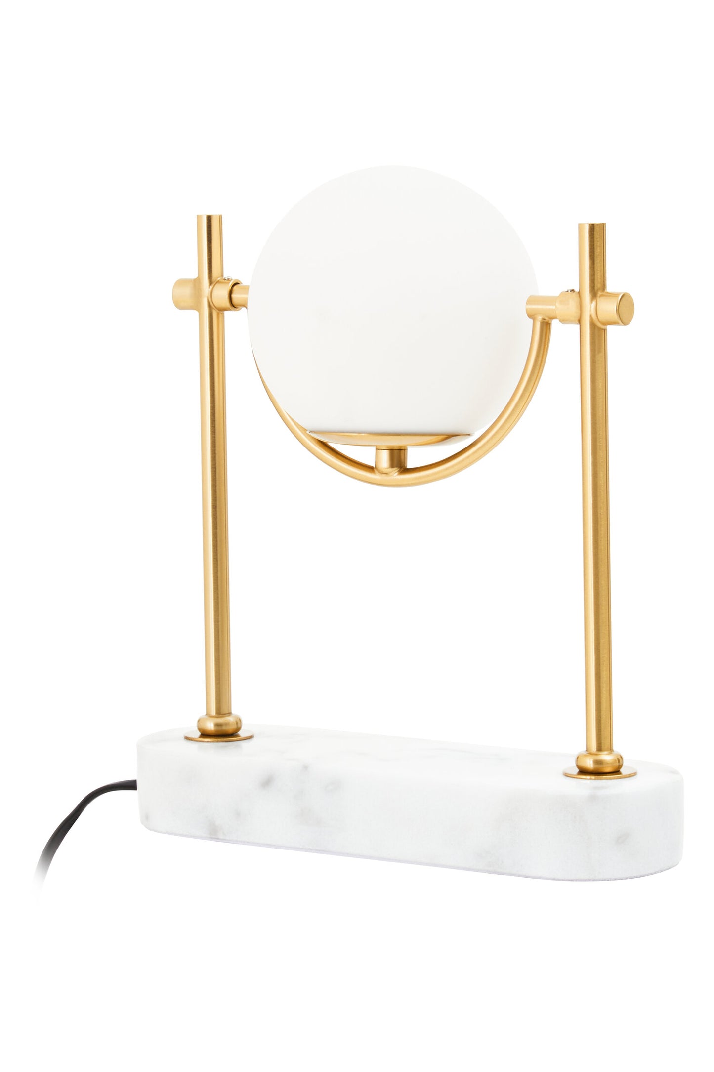 Zara Marble And Gold Orb Table Lamp