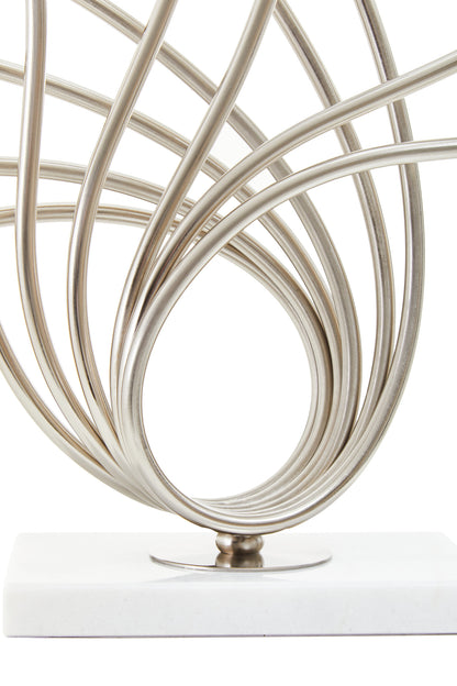 Yasmin Brushed Chrome Spoke Table Lamp