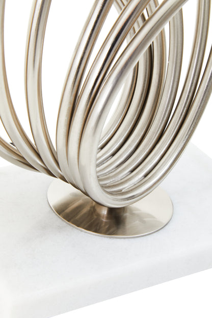 Yasmin Brushed Chrome Spoke Table Lamp
