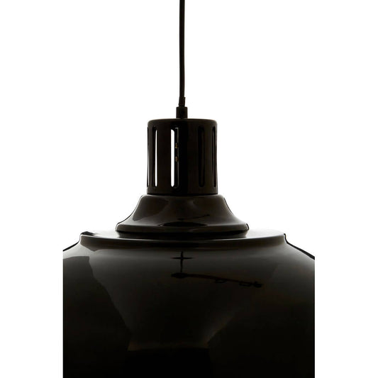 Industrial Black Metal Pendant Light