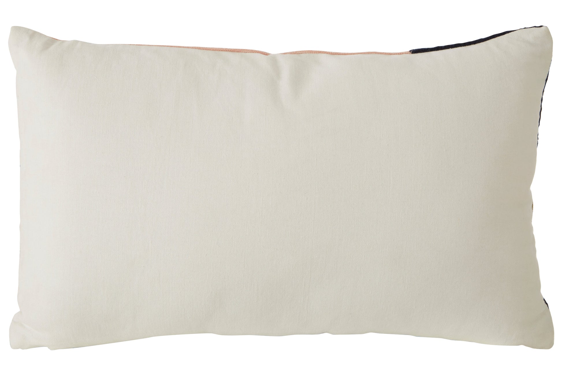 Nomad Ozella Pink and Black Floral Design Rectangular Cushion | Bali & Blue