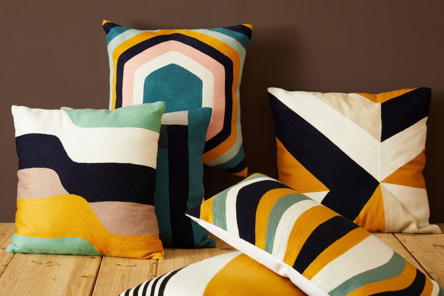Nomad Ozella Striped Cushion