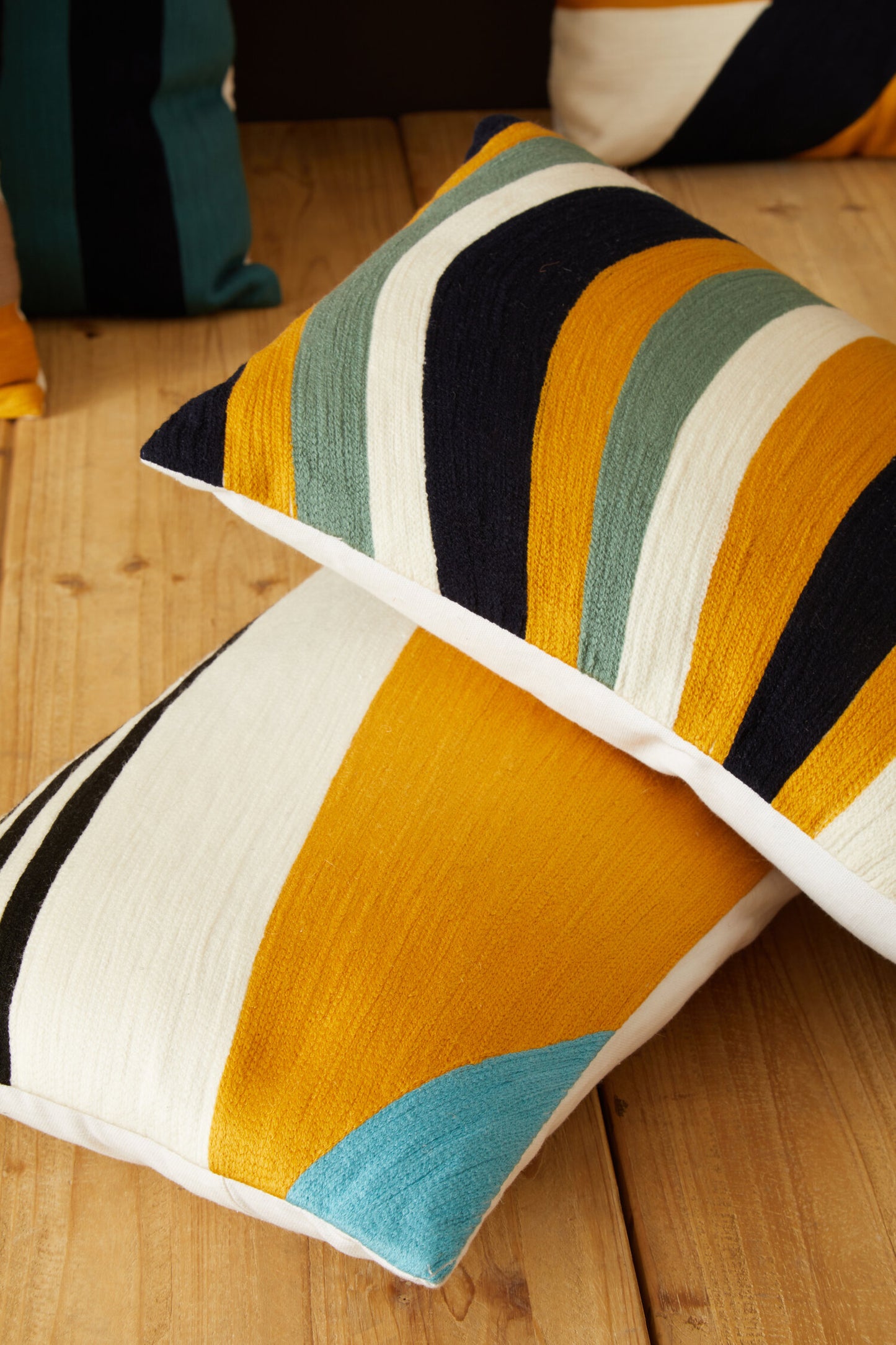 Nomad Ozella Striped Cushion