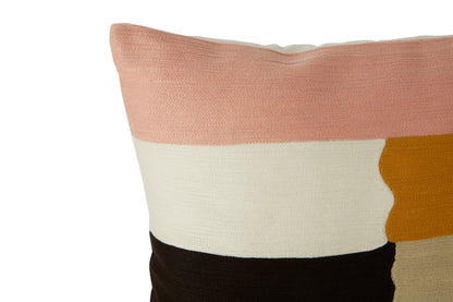 Nomad Ozella Colour Block Design Square Cushion