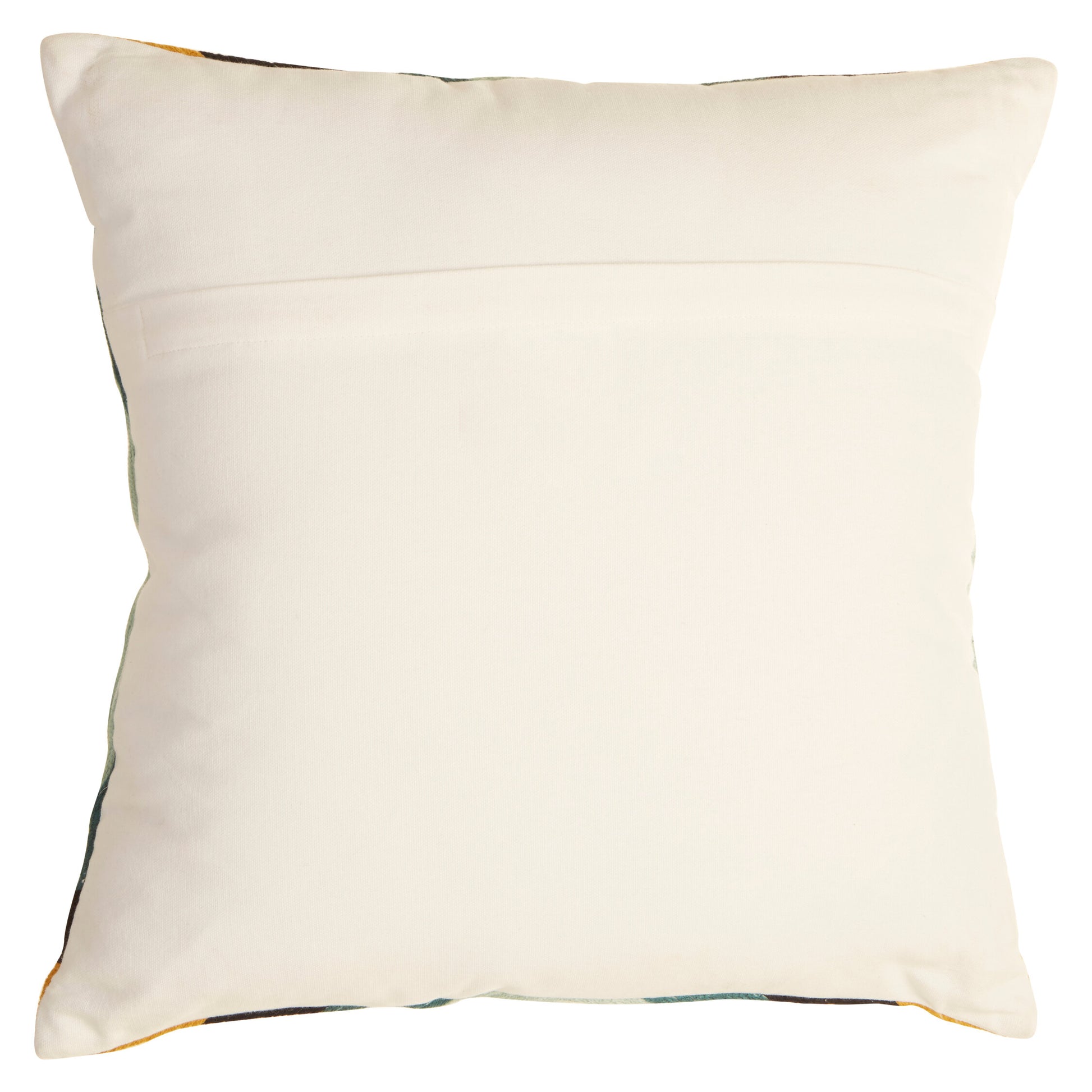 The Edit Hexagonal Retro Embroidered Cushion | Bali & Blue