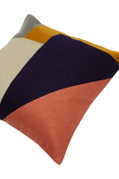 The Edit Abstract Multi Coloured Cushion