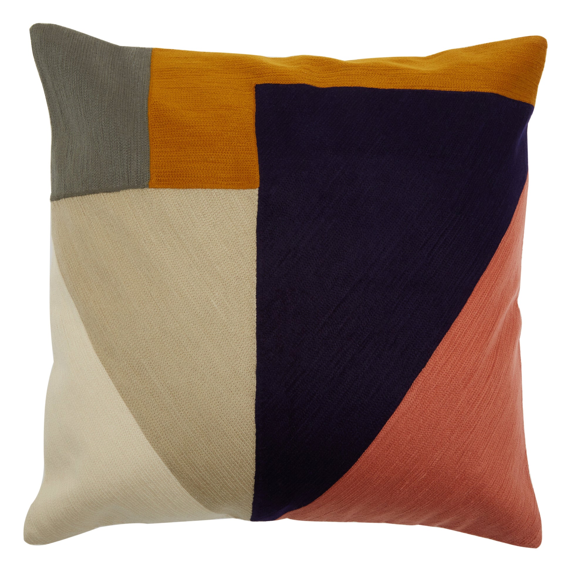 The Edit Abstract Multi Coloured Cushion | Bali & Blue