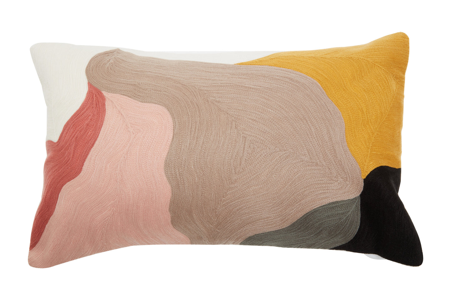 The Edit Multi Coloured Abstract Cushion | Bali & Blue