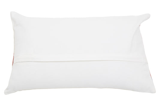 The Edit Curved Pattern Rectangular Cushion | Bali & Blue