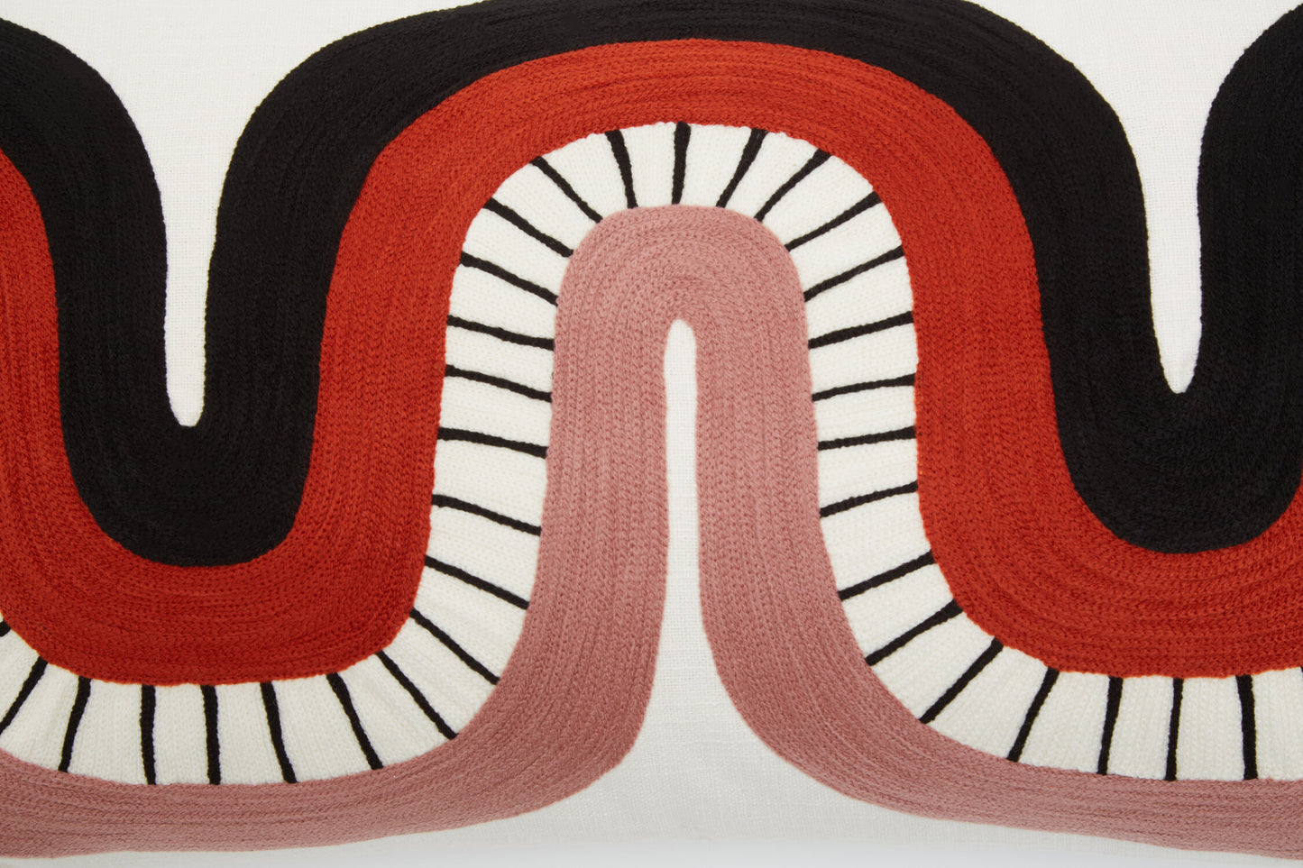 The Edit Curved Pattern Rectangular Cushion