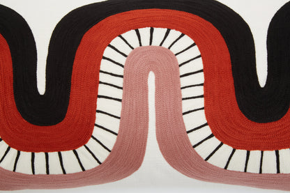The Edit Curved Pattern Rectangular Cushion