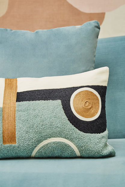 Nomad Ozella Abstract Rectangular Cushion