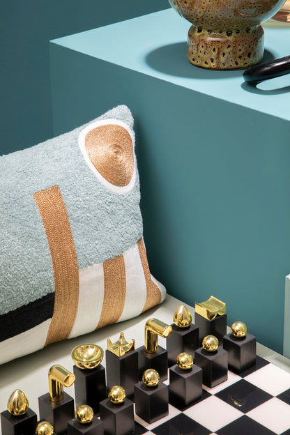 Nomad Ozella Abstract Rectangular Cushion