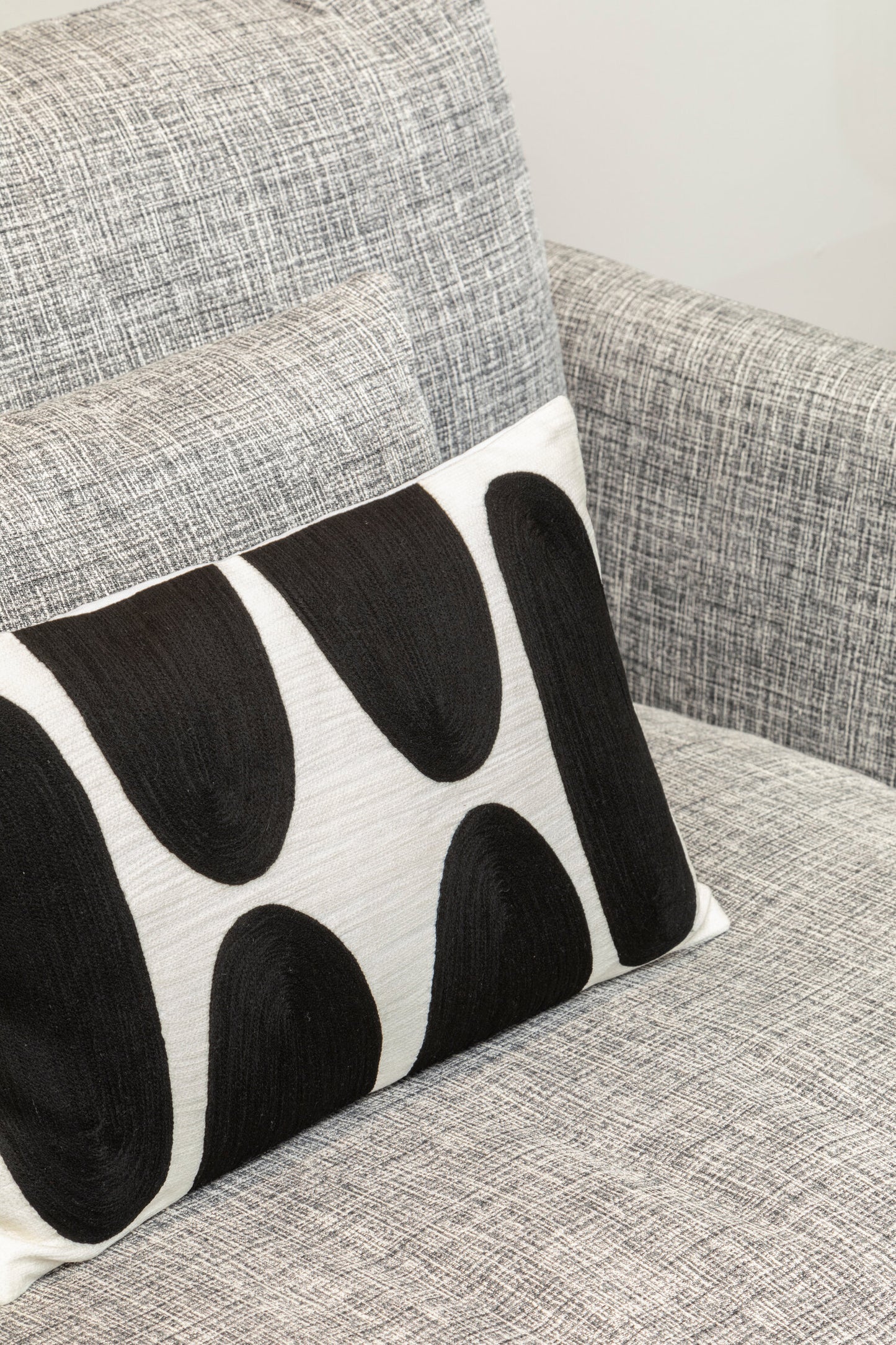 Nomad Ozella Monochrome Rectangular Cushion