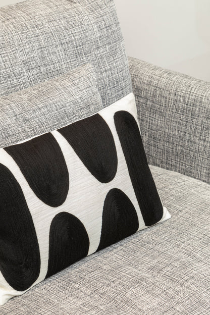 Nomad Ozella Monochrome Rectangular Cushion