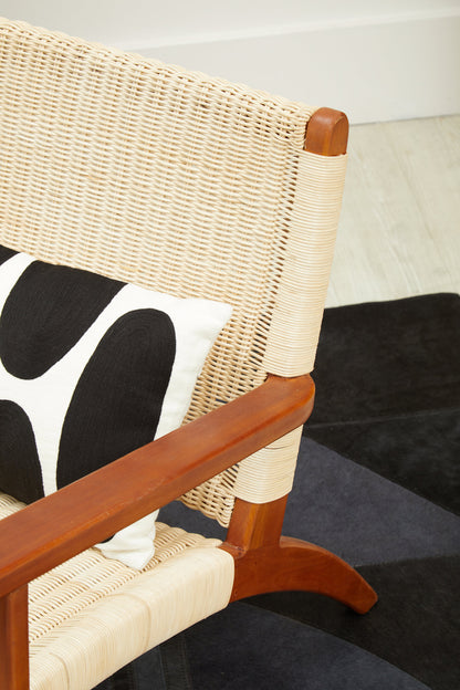 Nomad Ozella Monochrome Rectangular Cushion