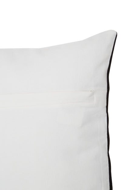 Nomad Ozella Black and White Semicircle Cushion