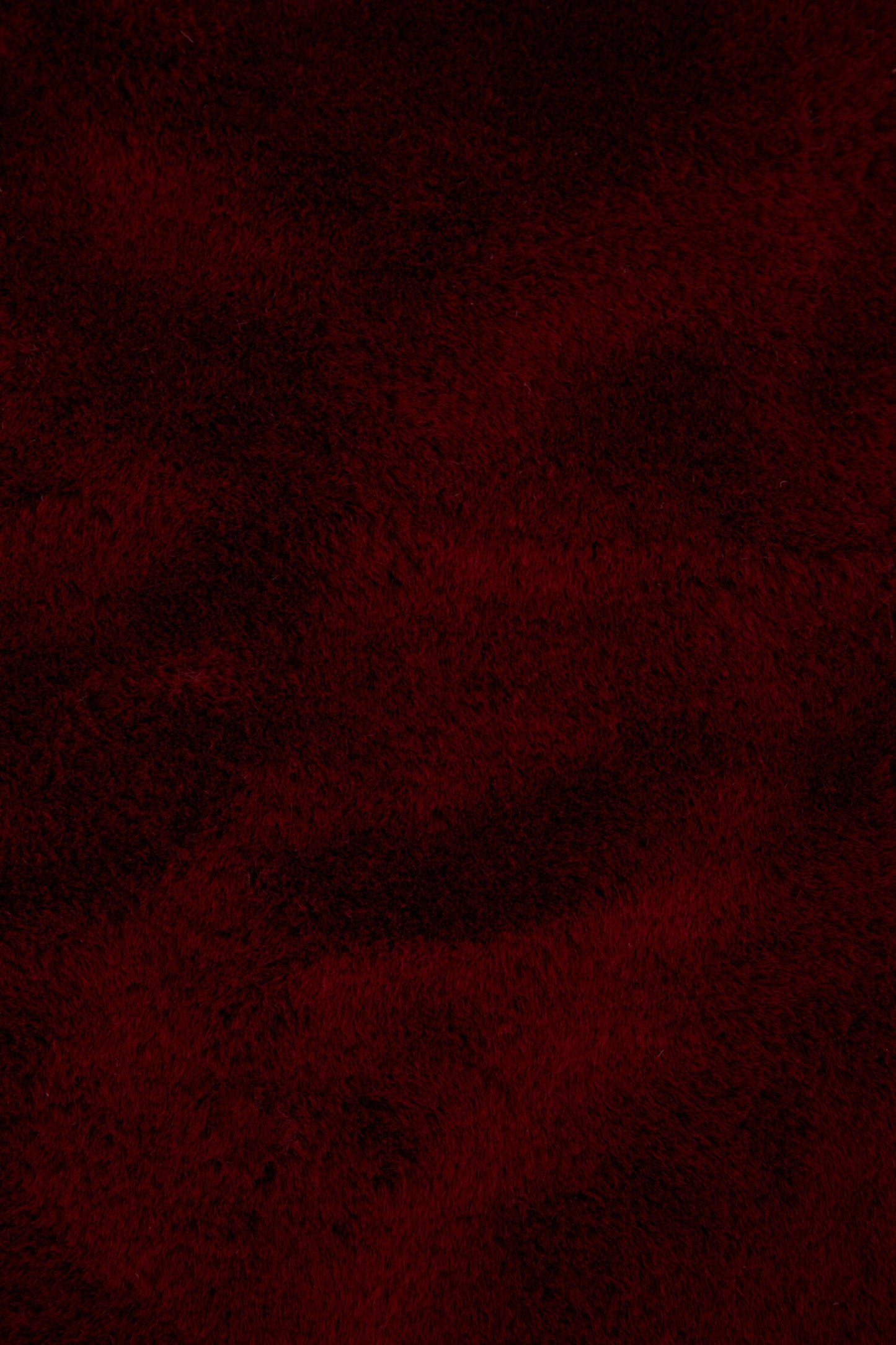 Nomad Lamina Red Wine Faux Fur Throw