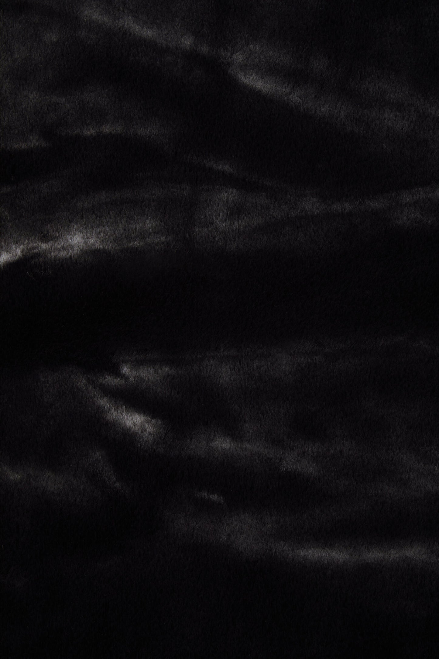 Nomad Lamina Black Faux Fur Throw