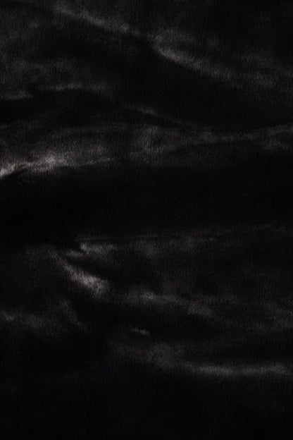 Nomad Lamina Black Faux Fur Throw