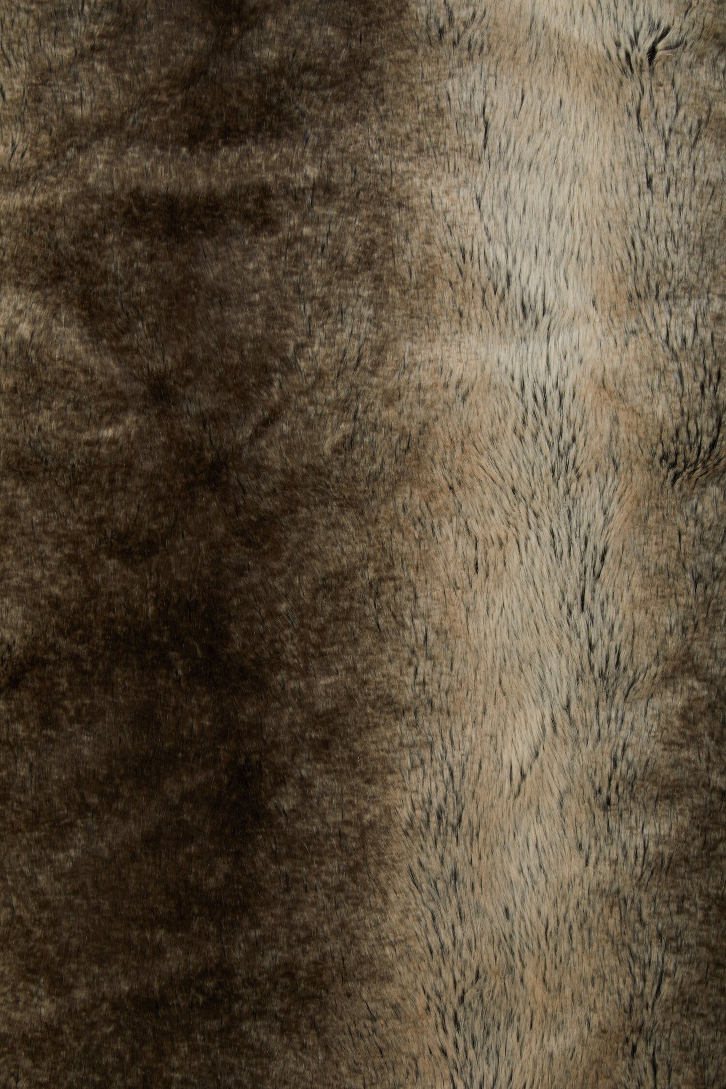 Nomad Lamina Mocha Ombre Fur Throw