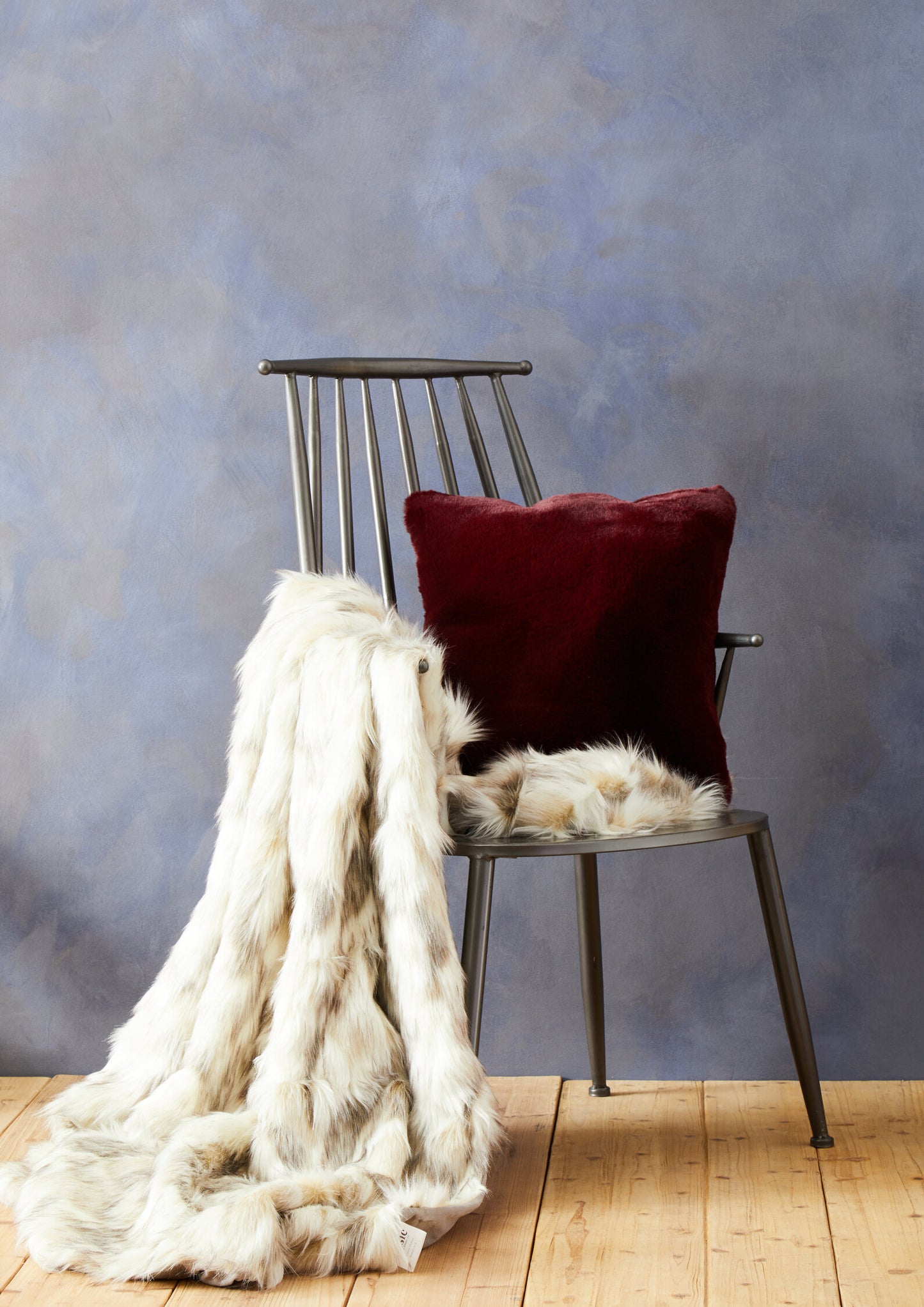 Nomad Lamina Natural Fur Throw
