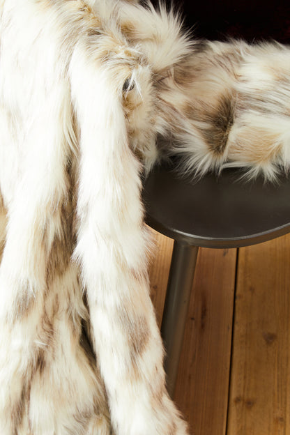 Nomad Lamina Natural Fur Throw